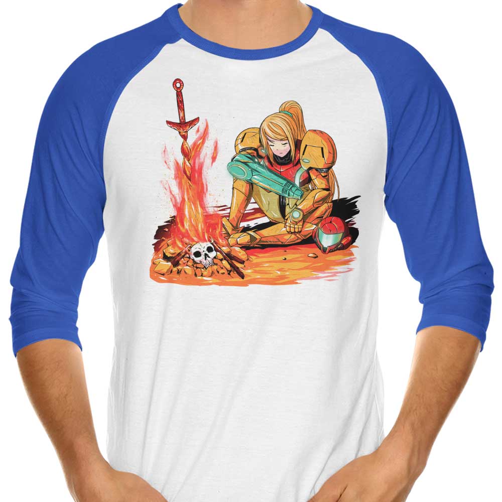 Dark Samus - 3/4 Sleeve Raglan
