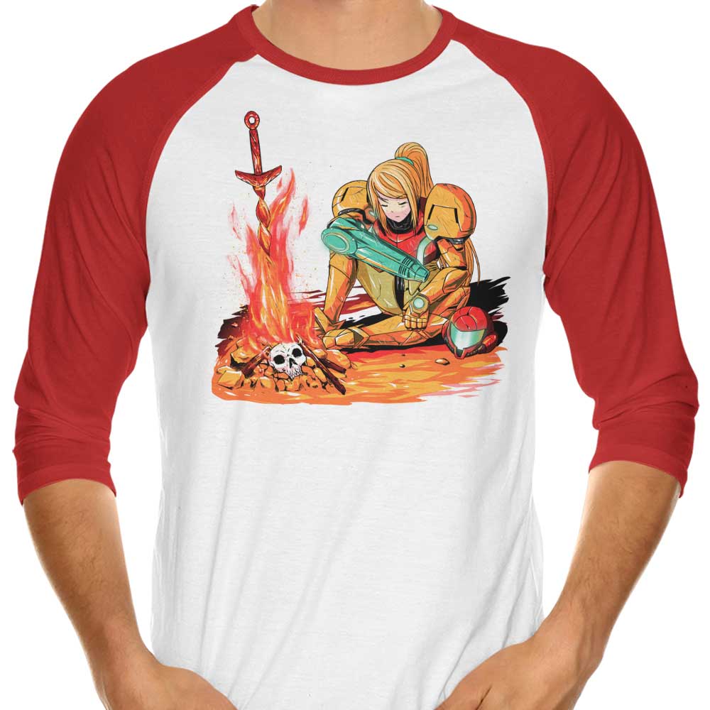 Dark Samus - 3/4 Sleeve Raglan