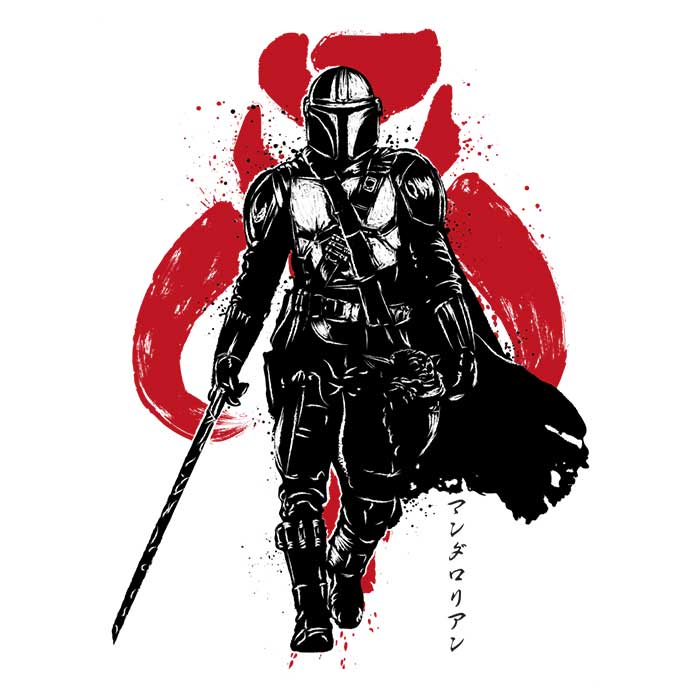 Dark Wielder Sumi-e
