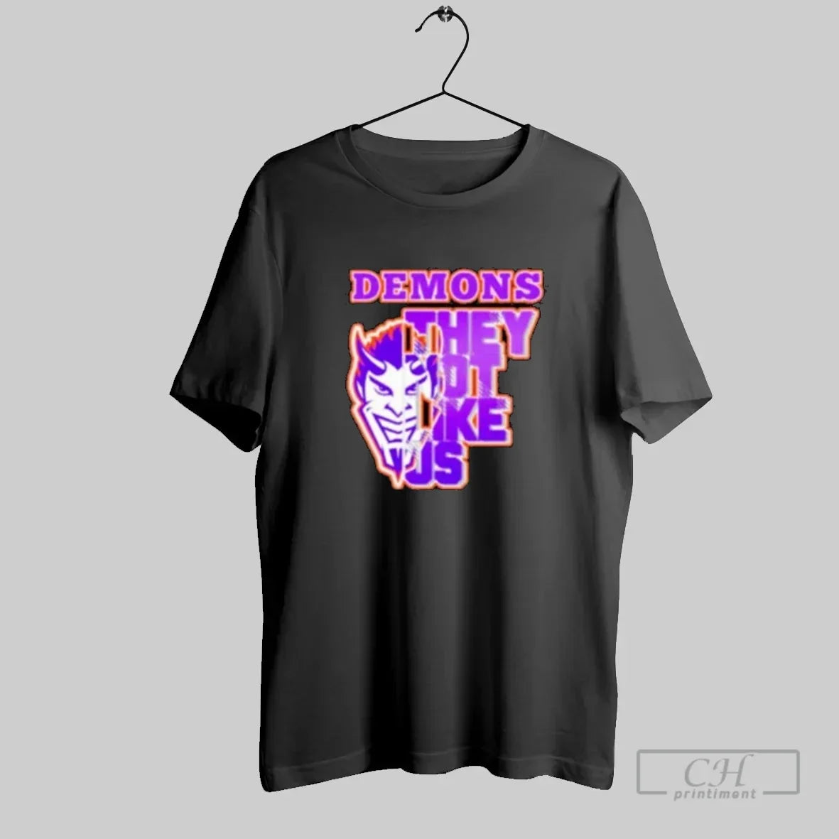 Demons They Not Like Us Devil Mascot