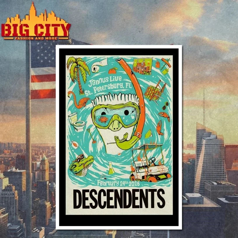 Descendents Event St. Petersburg FL On Feb 24 2026 Poster Unisex