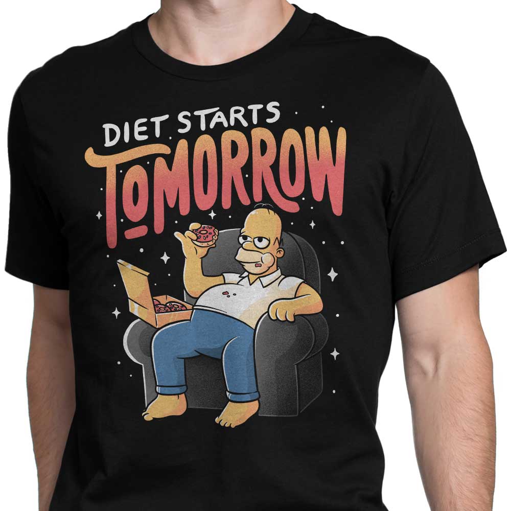 Diet Starts Tomorrow - Men's Apparel