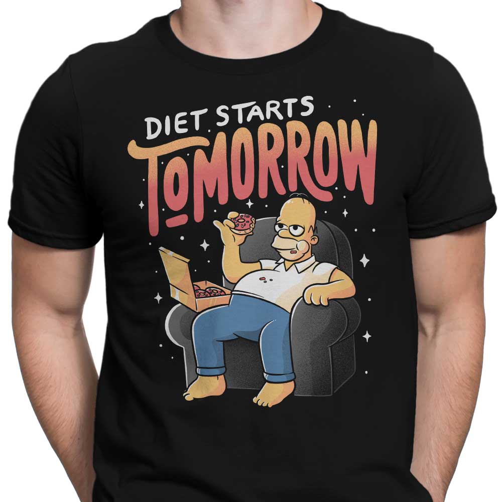 Diet Starts Tomorrow - Men's Apparel