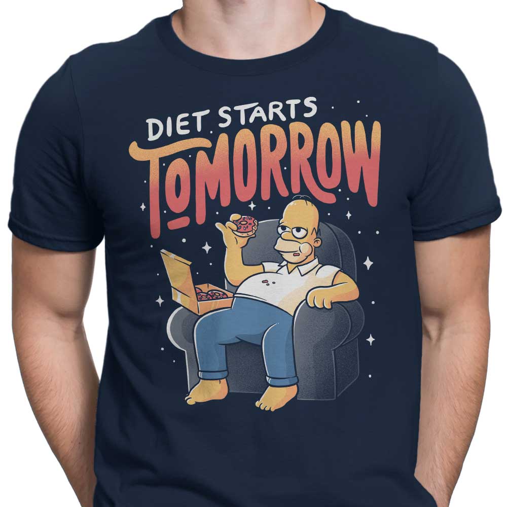 Diet Starts Tomorrow - Men's Apparel