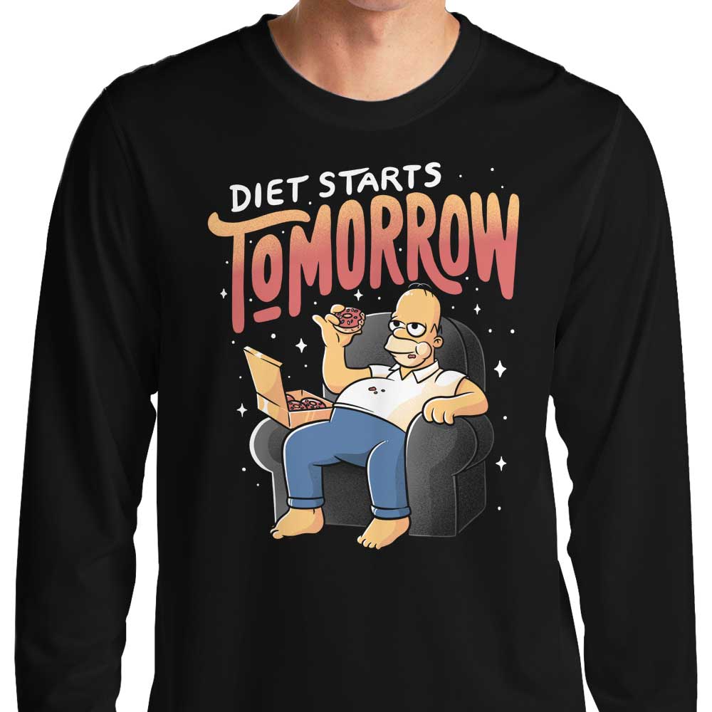 Diet Starts Tomorrow - Long Sleeve