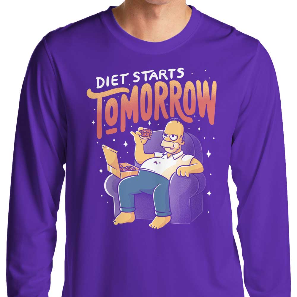 Diet Starts Tomorrow - Long Sleeve