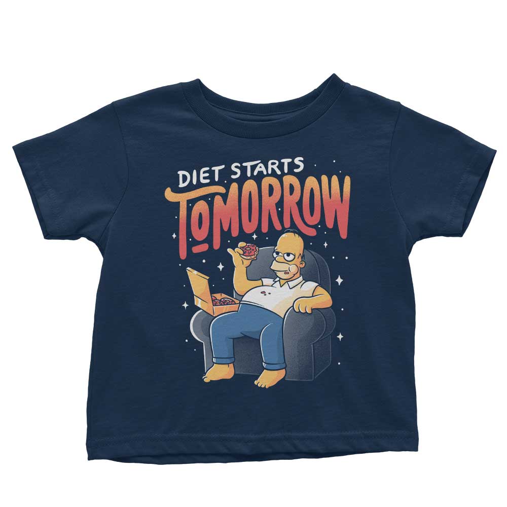 Diet Starts Tomorrow - Youth Apparel