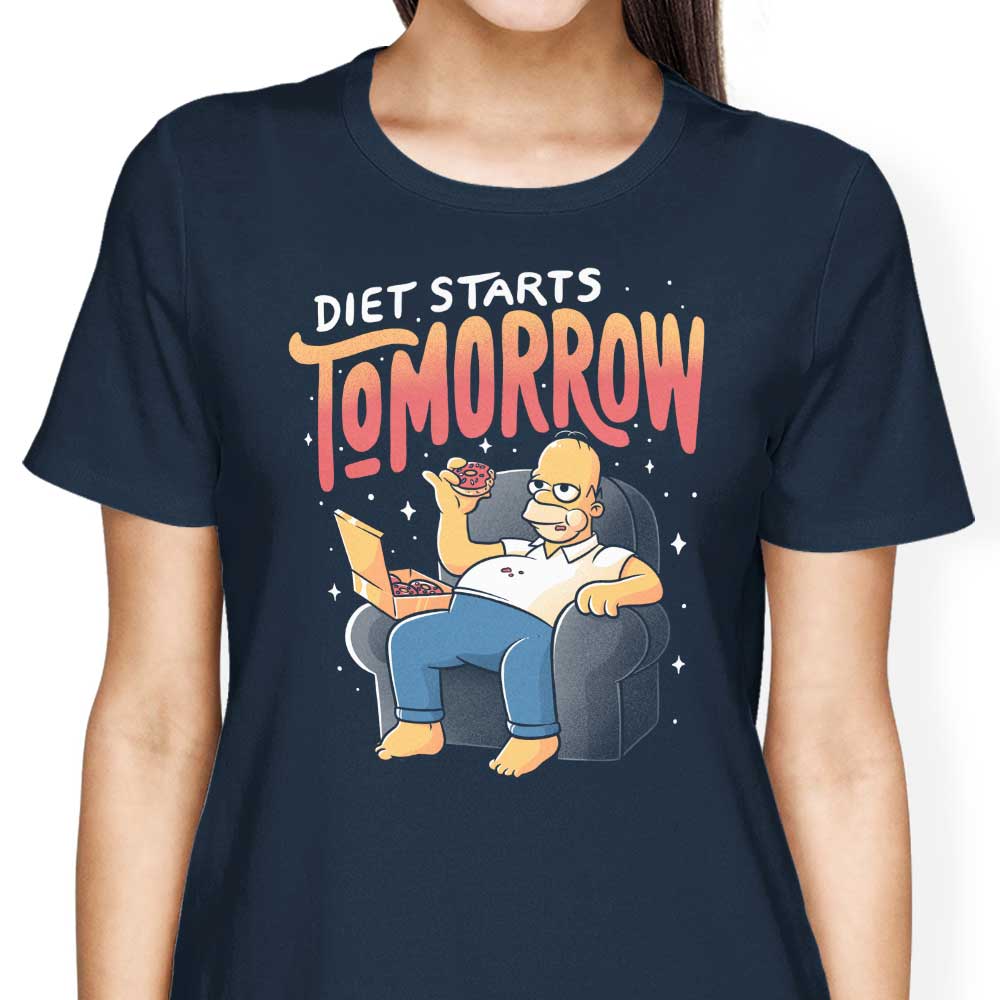 Diet Starts Tomorrow - Women's Apparel