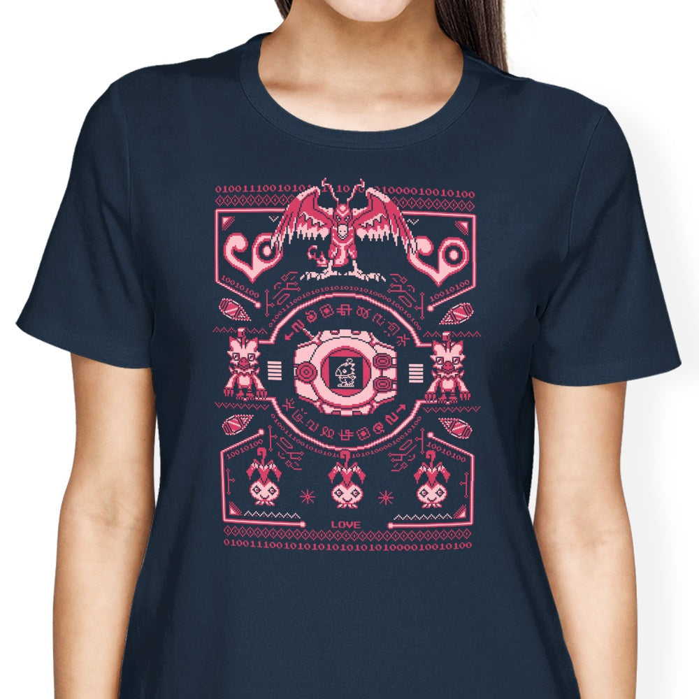 Digital Love Sweater - Women's Apparel