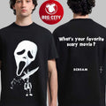Don Toliver X Travis Scott Cactus Jack X Scream Ghostface What Is Your Favorite Scary Movie Two Sided Shirt