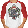 Dragon Christmas - 3/4 Sleeve Raglan