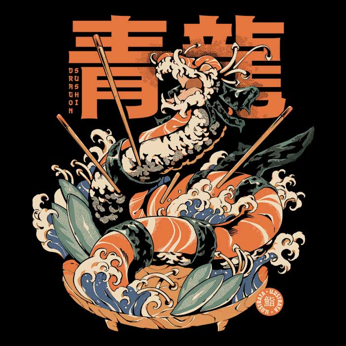 Dragon Sushi - Long Sleeve