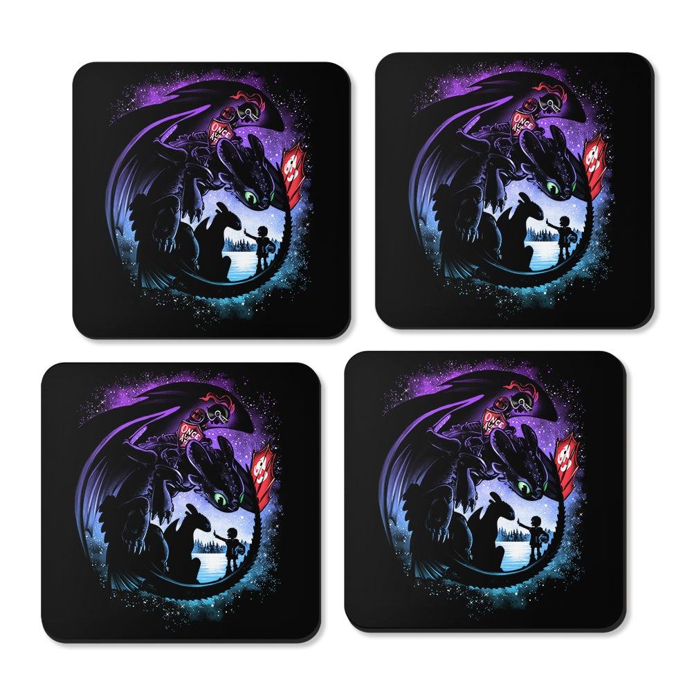 Dragons and Tees - Coasters