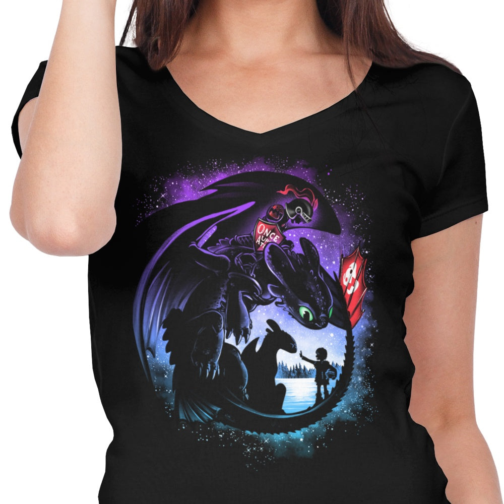 Dragons and Tees - Women's V-Neck