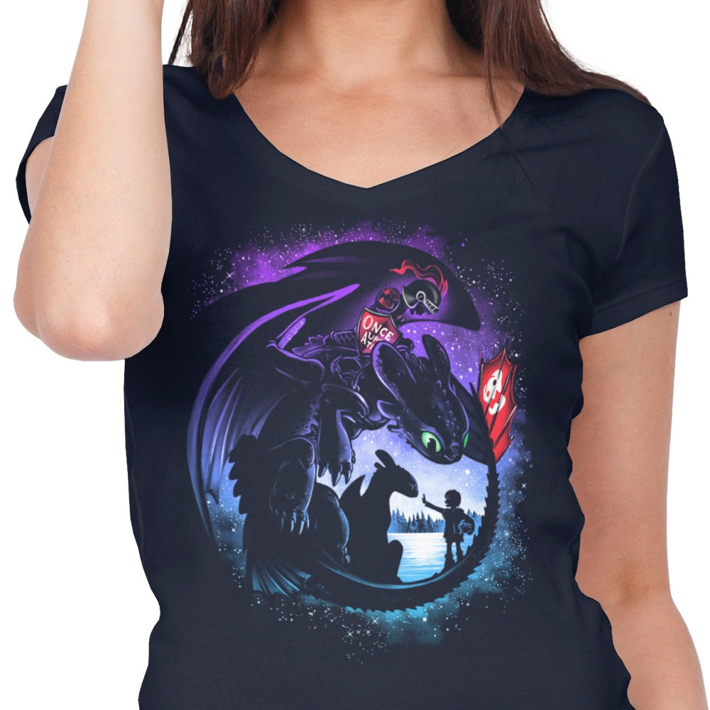 Dragons and Tees - Women's V-Neck