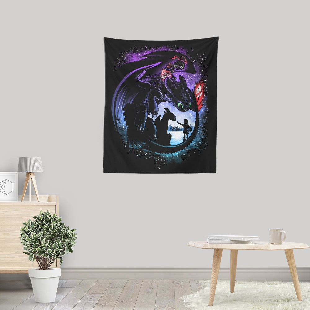 Dragons and Tees - Wall Tapestry