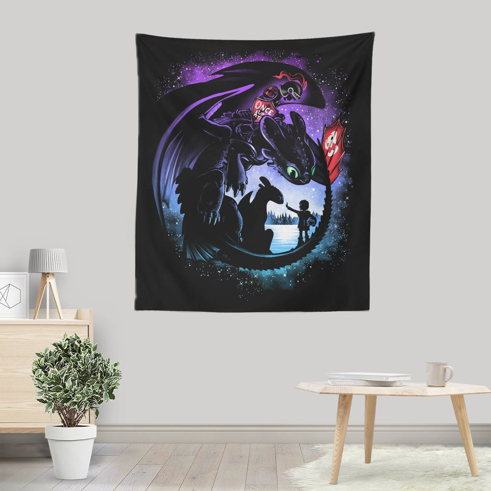 Dragons and Tees - Wall Tapestry