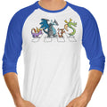 Dragons on Abbey Road - 3/4 Sleeve Raglan