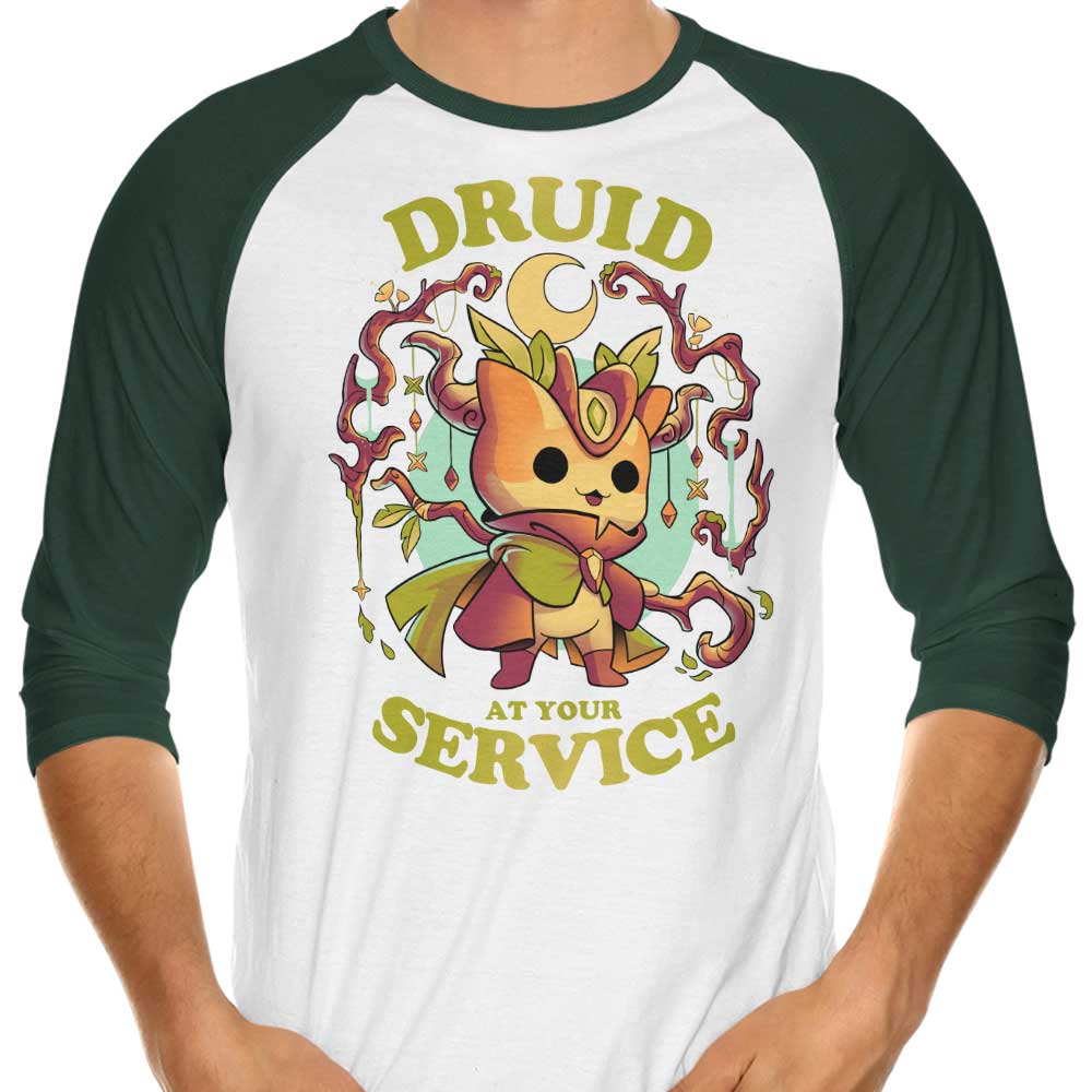 Druid at Your Service - 3/4 Sleeve Raglan