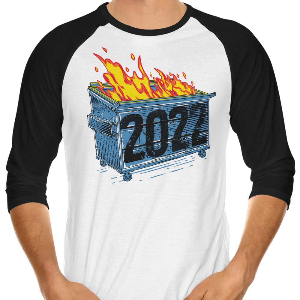 Dumpster Fire '22 - 3/4 Sleeve Raglan