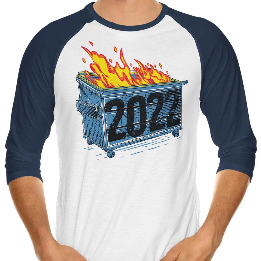 Dumpster Fire '22 - 3/4 Sleeve Raglan
