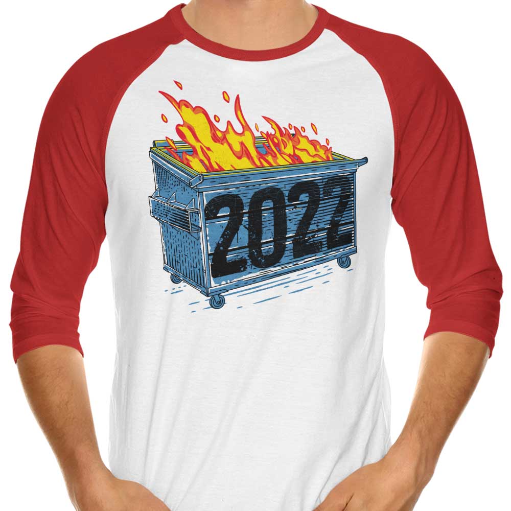 Dumpster Fire '22 - 3/4 Sleeve Raglan