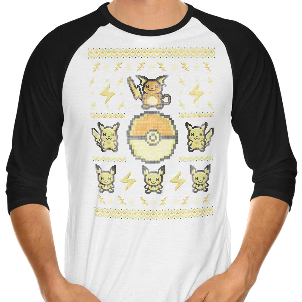 Electric Trainer Sweater - 3/4 Sleeve Raglan