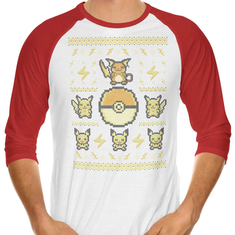 Electric Trainer Sweater - 3/4 Sleeve Raglan