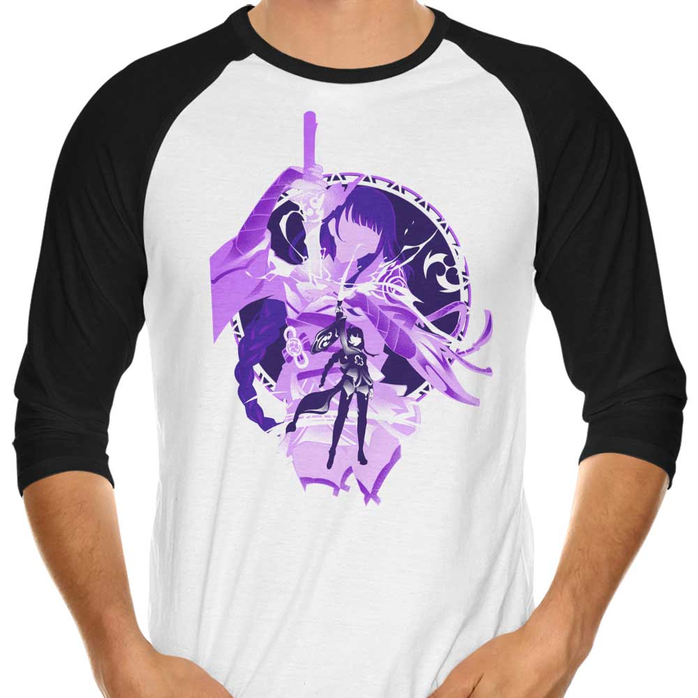 Electro Raiden Shogun - 3/4 Sleeve Raglan