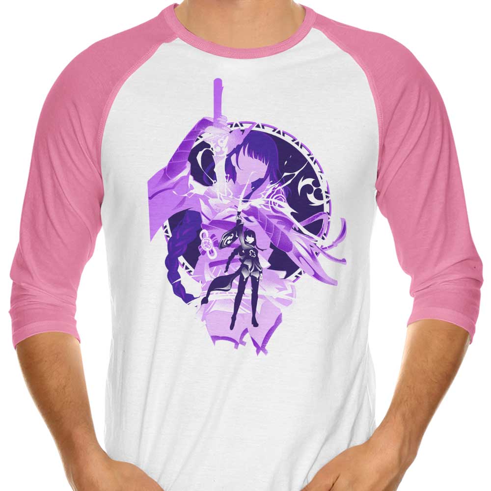 Electro Raiden Shogun - 3/4 Sleeve Raglan