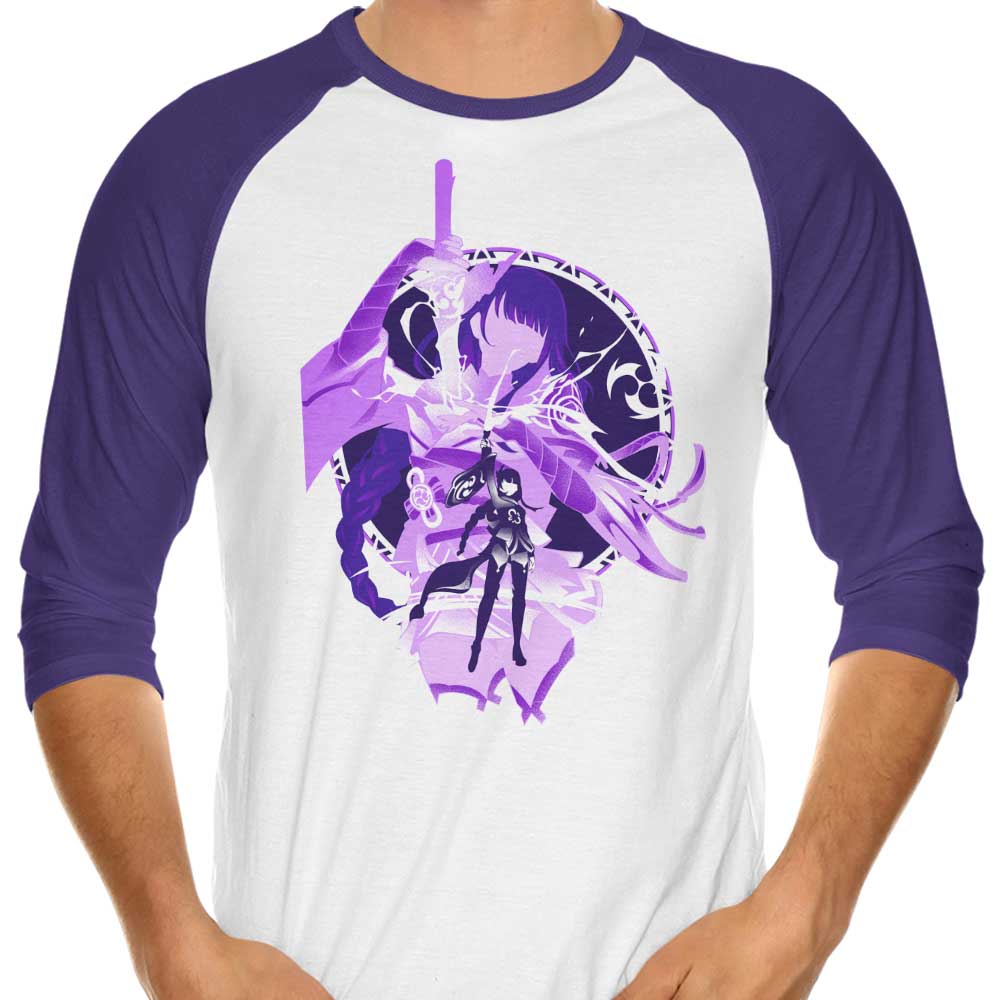 Electro Raiden Shogun - 3/4 Sleeve Raglan