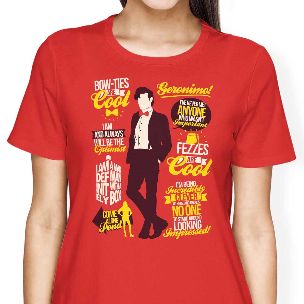 Eleventh Doctor Quotes - Women's Apparel