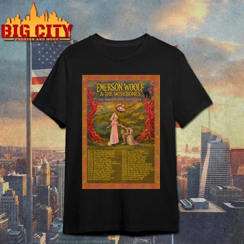 Emerson Woolf And The Wishbones The World Is Your Oyster 2026 Shows Poster Unisex
