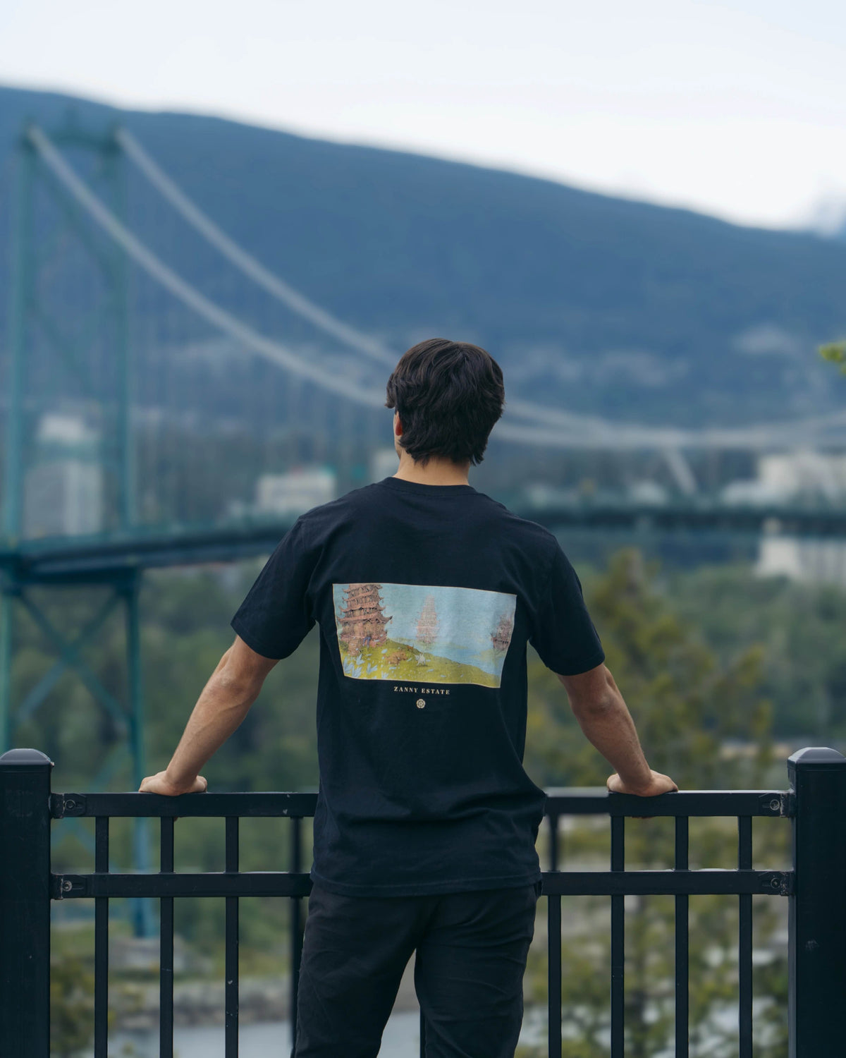 Zanny Estate Tee - Black