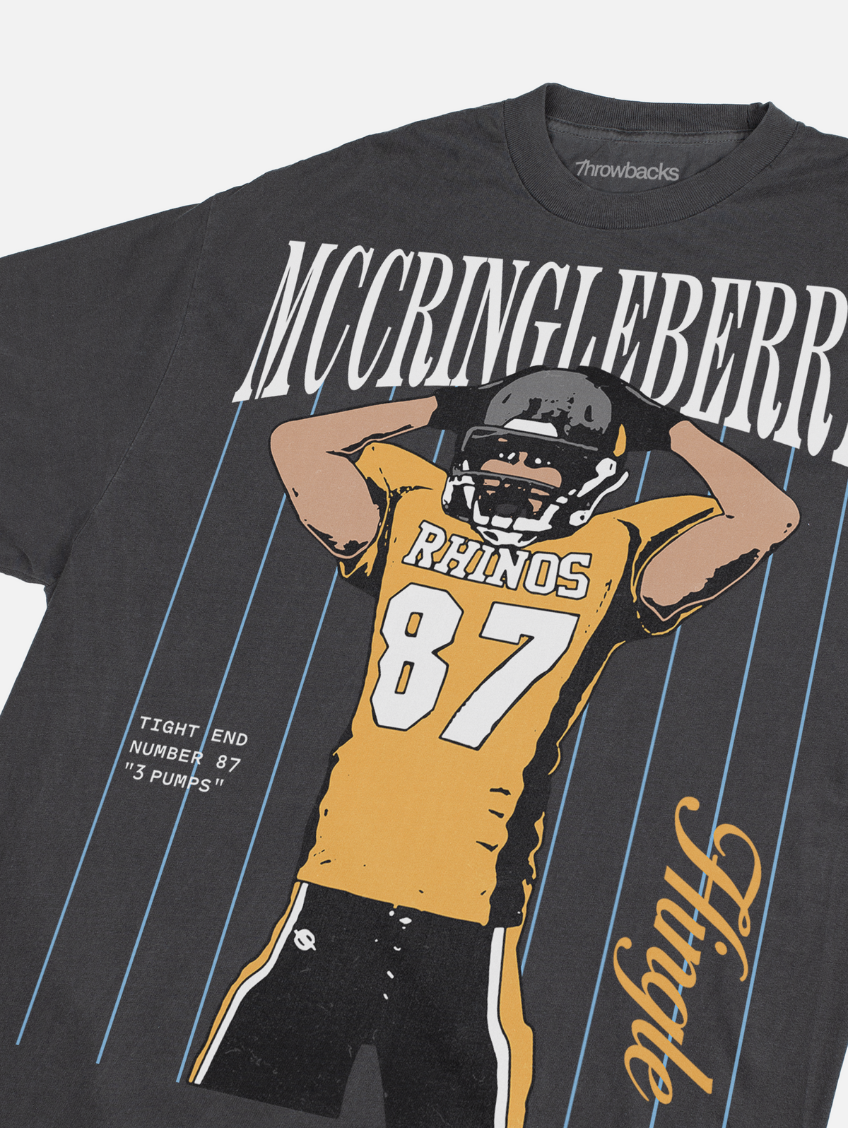 Hingle McCringleberry Football Pinstripes Shirt