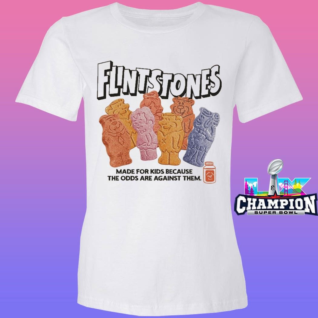 Flintstones Made For Kids Because The Odds Are Against Them Shirt