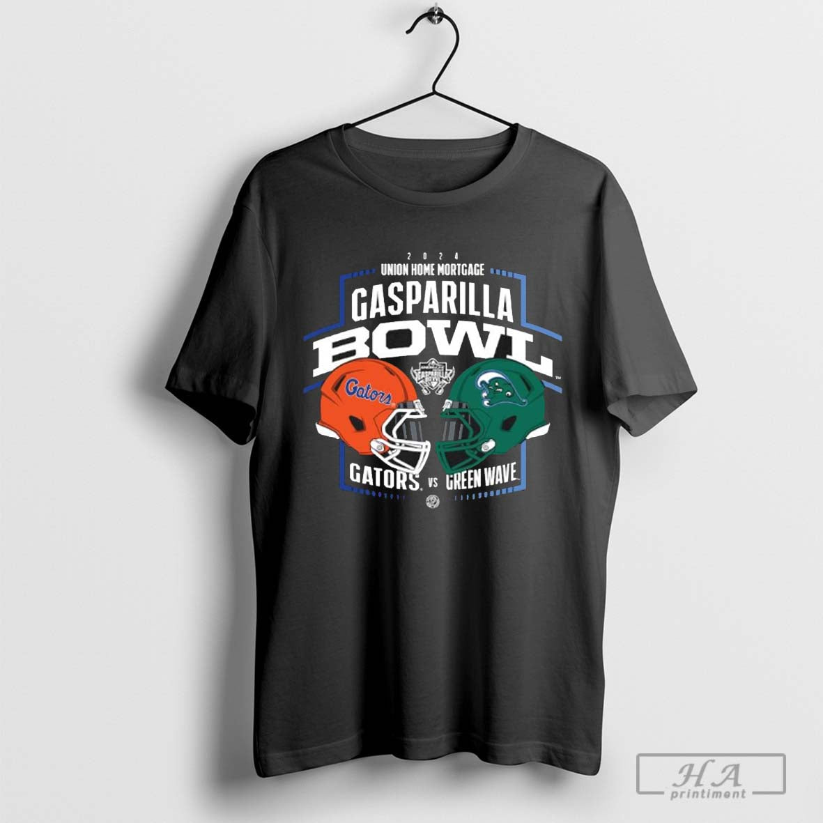 Florida Gators Vs Green Wave Tulane 2024 Union Home Mortgage Gasparilla Bowl Head To Head Helmet
