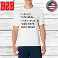 Fuck Ice Fuck Maga Fuck Fascists Fuck Terfs Fuck Trump Hudson Williams Shirt Unisex