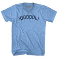 !GOOOOL! Soccer Adult Tri-Blend V-neck Style001