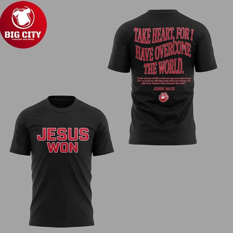 Gardner-Webb Baseball x Jesus Won Special Edition Two Sided Shirt Unisex