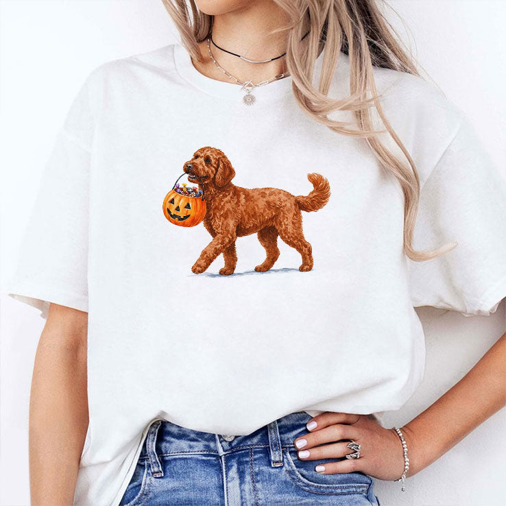 Goldendoodle Halloween Spooky Dog Shirt