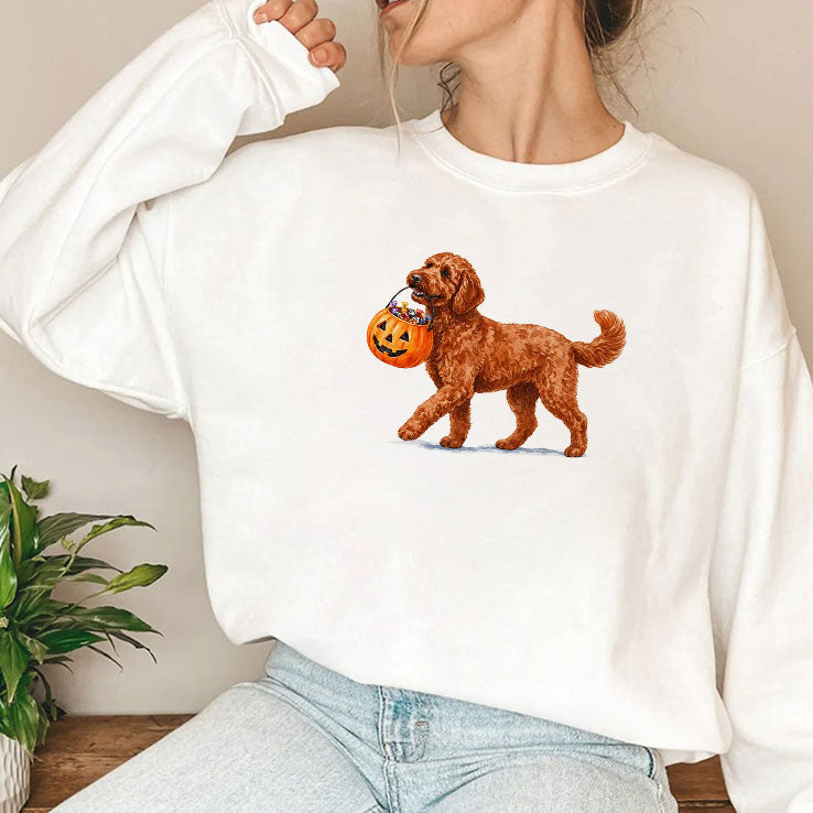 Goldendoodle Halloween Spooky Dog Shirt