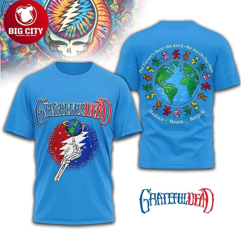 Grateful Dead Earth Day 2026 Sustainable Blue Two Sided Shirt Unisex