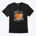 He Is The Light In The Darkness John 1 5 Faith Pumpkin Fall Jesus T Shirt