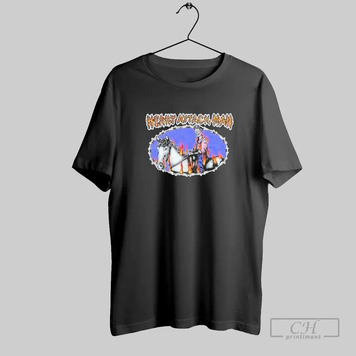 Heart Attack Man Elvis Joyrides The Pale Horse