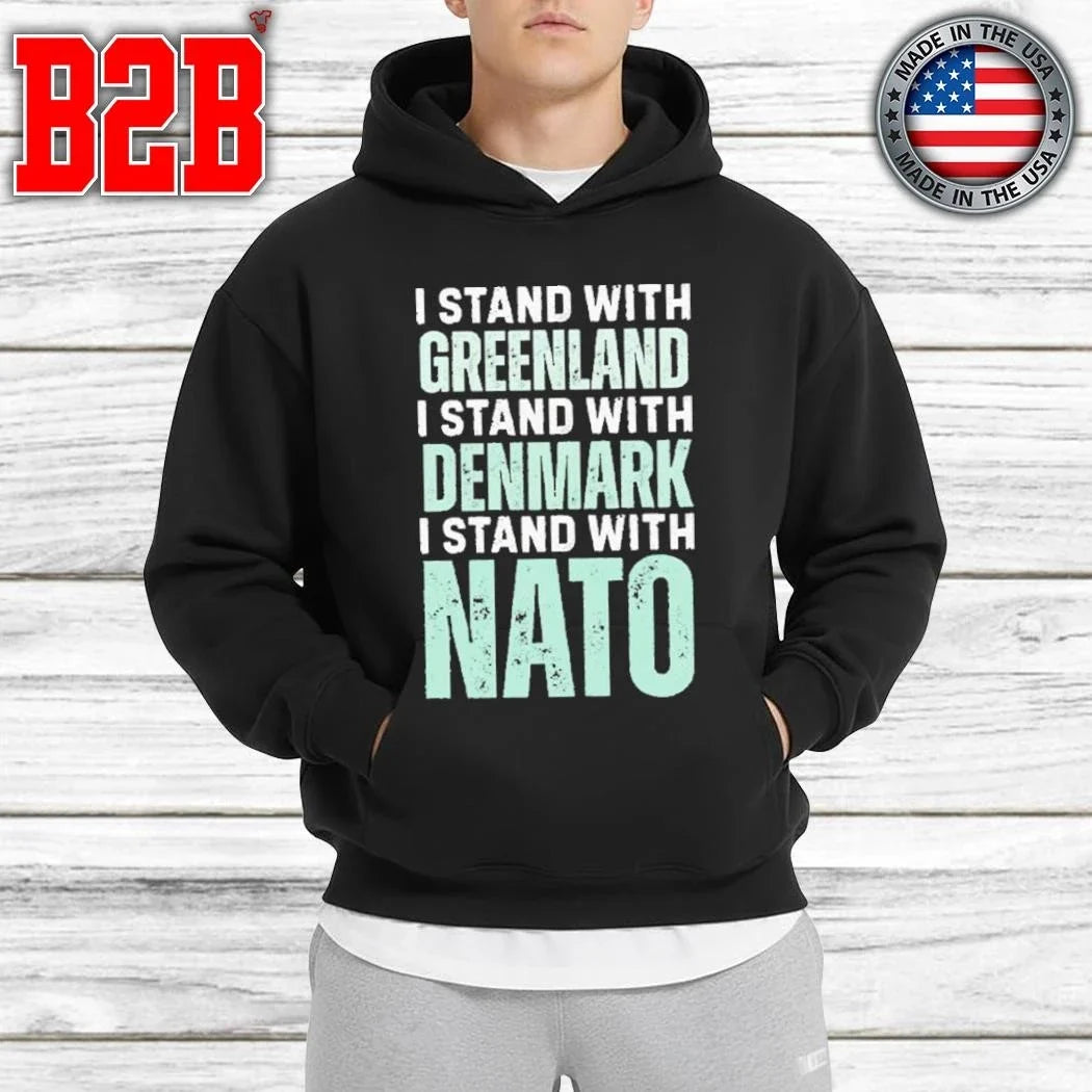 I Stand With Greenland Denmark NATO Shirt Unisex