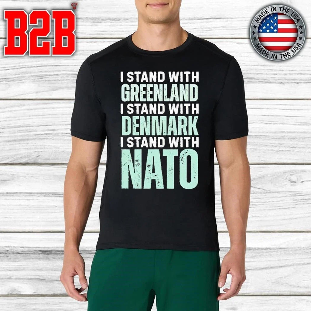 I Stand With Greenland Denmark NATO Shirt Unisex