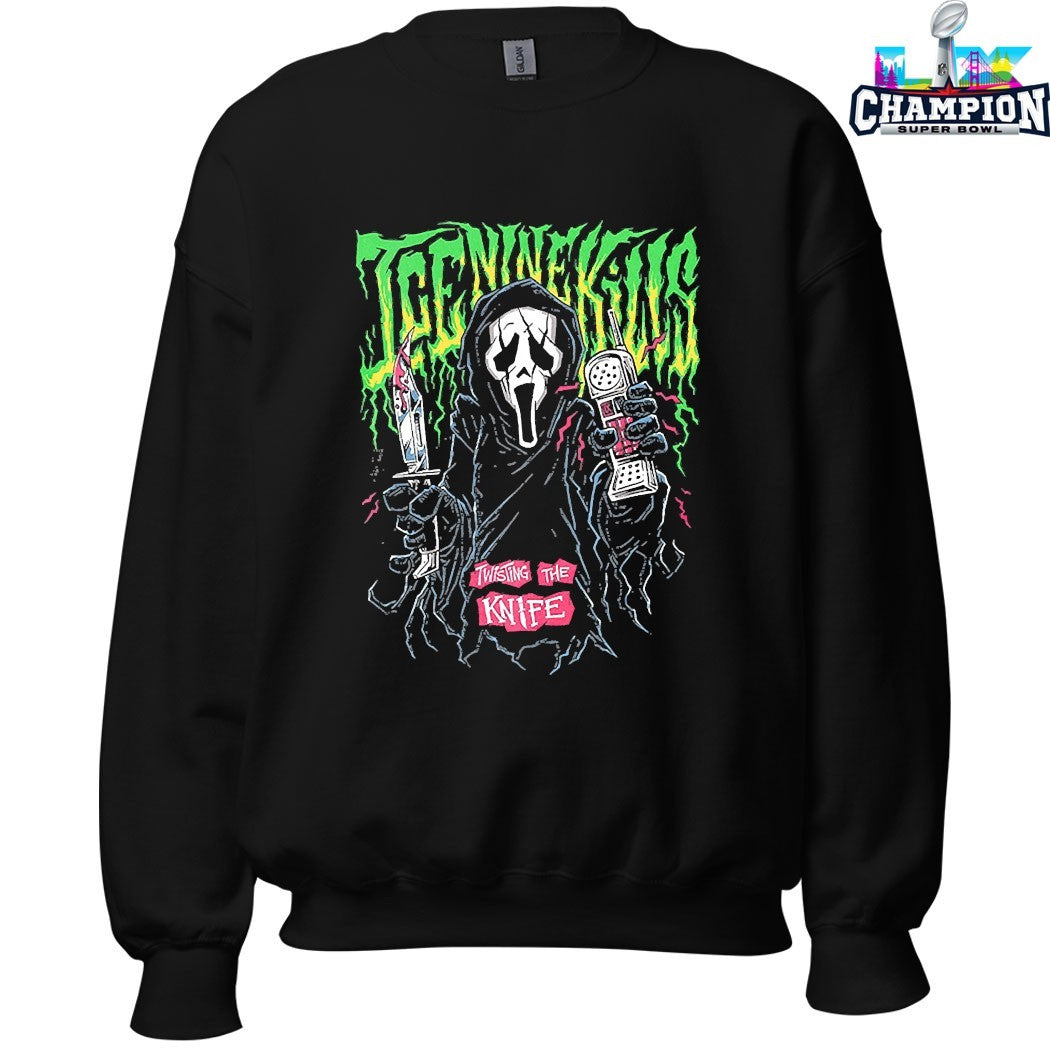 Ice Nine Kills X GhostFace Scream 7 Nightmare On The Knife Part One Father Death T-Shirtss