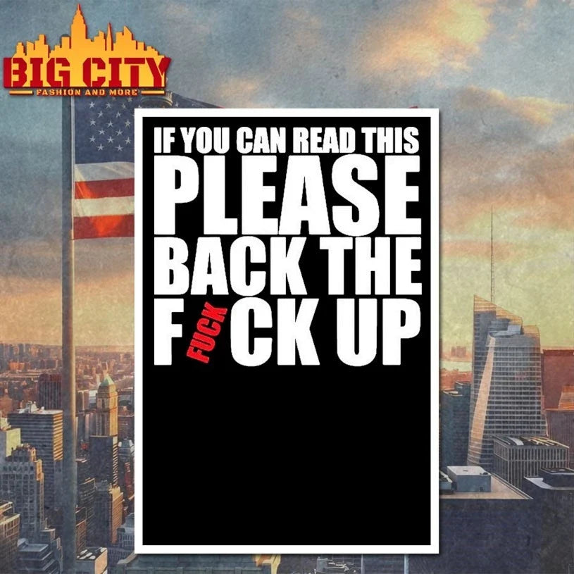 If you can read this please back the fuck up Unisex