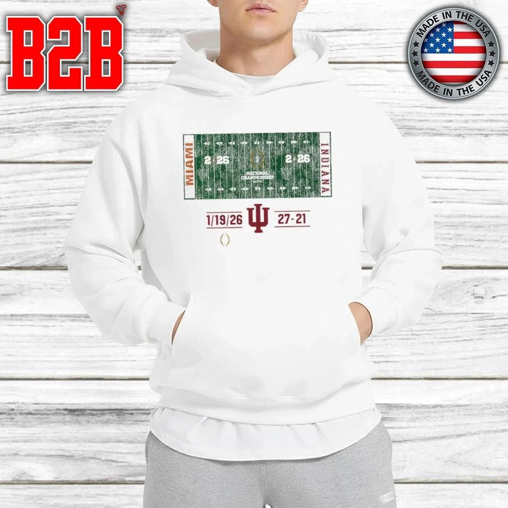 Indiana Football CFP National Champions Field Shirt Unisex